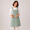 Cross Back Linen Apron Made in South Africa Sage green colour