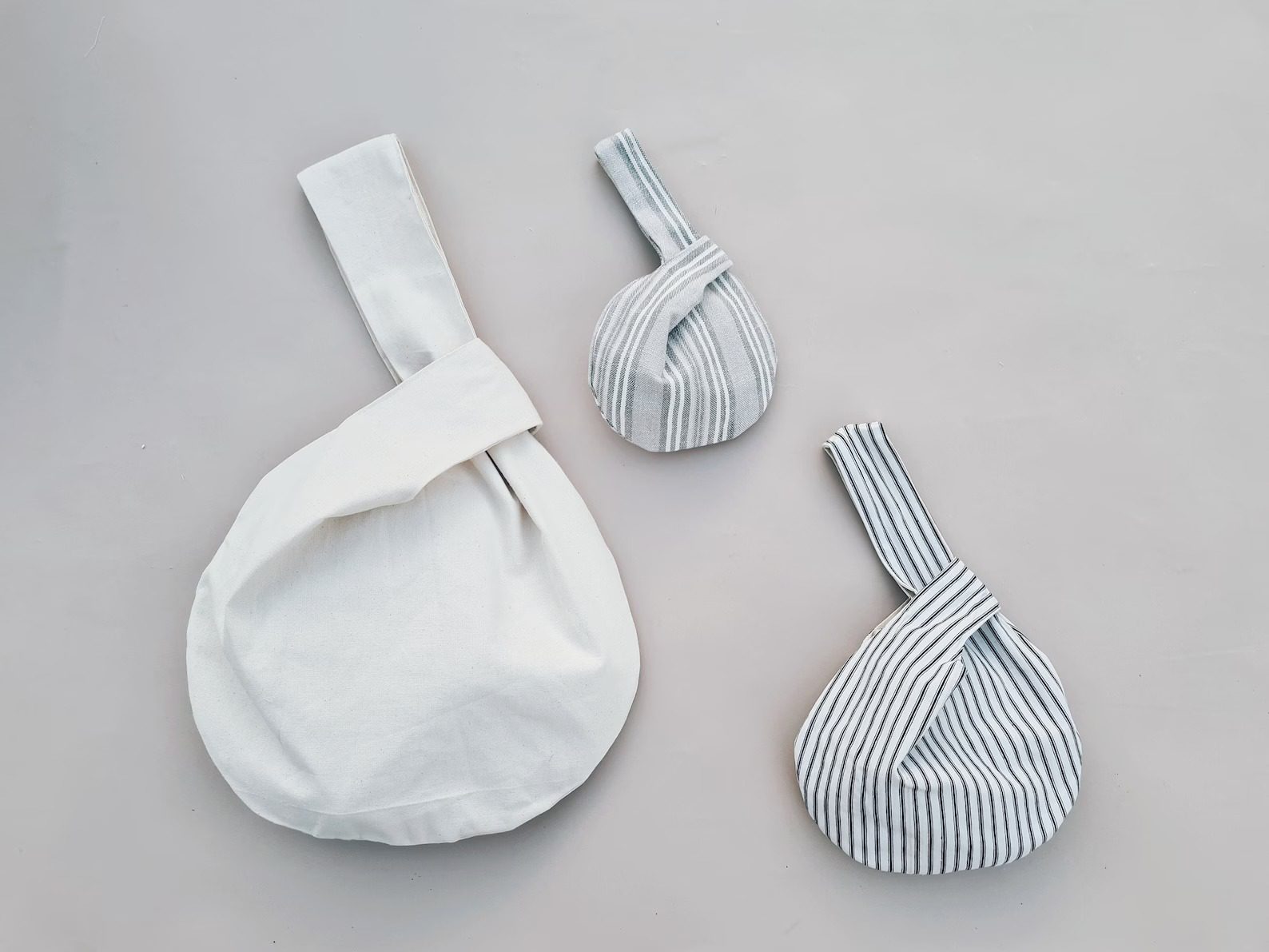 Linen Japanese Knot Bag Made in South Africa