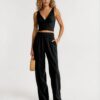 Linen Pull on pants elastic waist made in South Africa