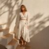 Linen Ruffle Trim and Crop Top Outfit made in South Africa for all sizes
