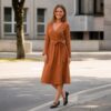 Short Wrap Dress Long Sleeve Made In South Africa