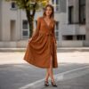Short Wrap Dress Long Sleeve Made In South Africa