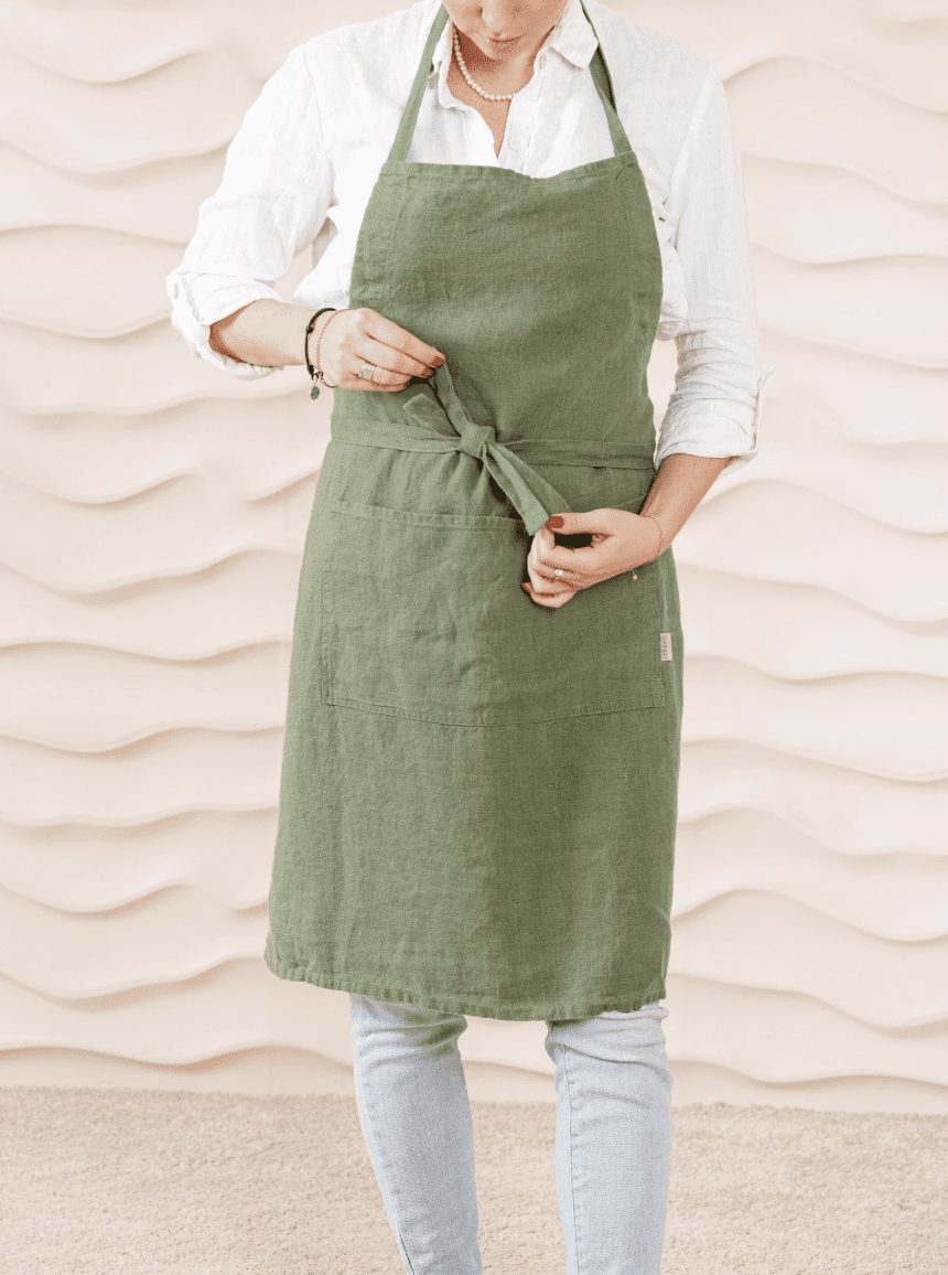 The Linen Adjustable Apron | The Skullery