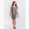 Linen V Neck Mini Dress Made in South Africa
