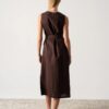 Linen Wrap dress Maxi