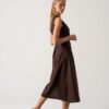 Linen Wrap dress Maxi