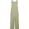 Linen Adjustable Overall Jumpsuit