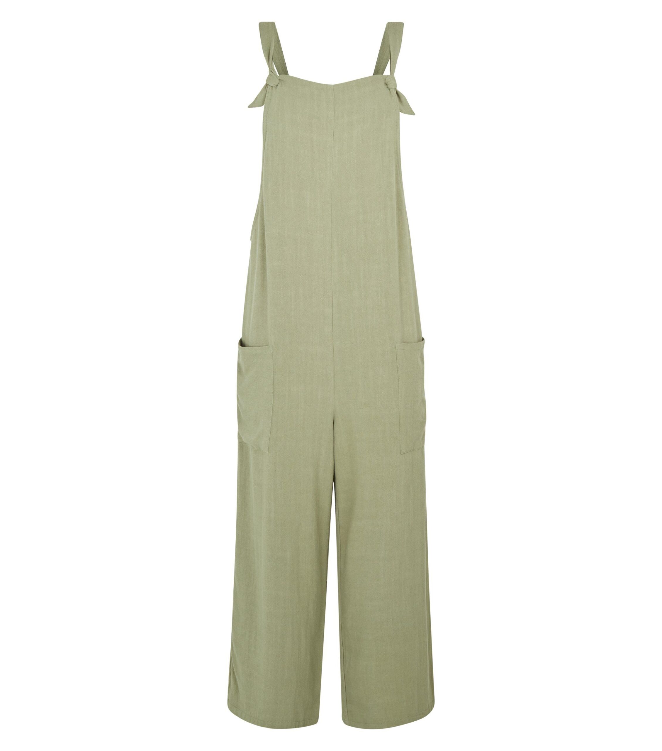 Linen Adjustable Overall Jumpsuit