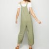 Linen Adjustable Overall Jumpsuit