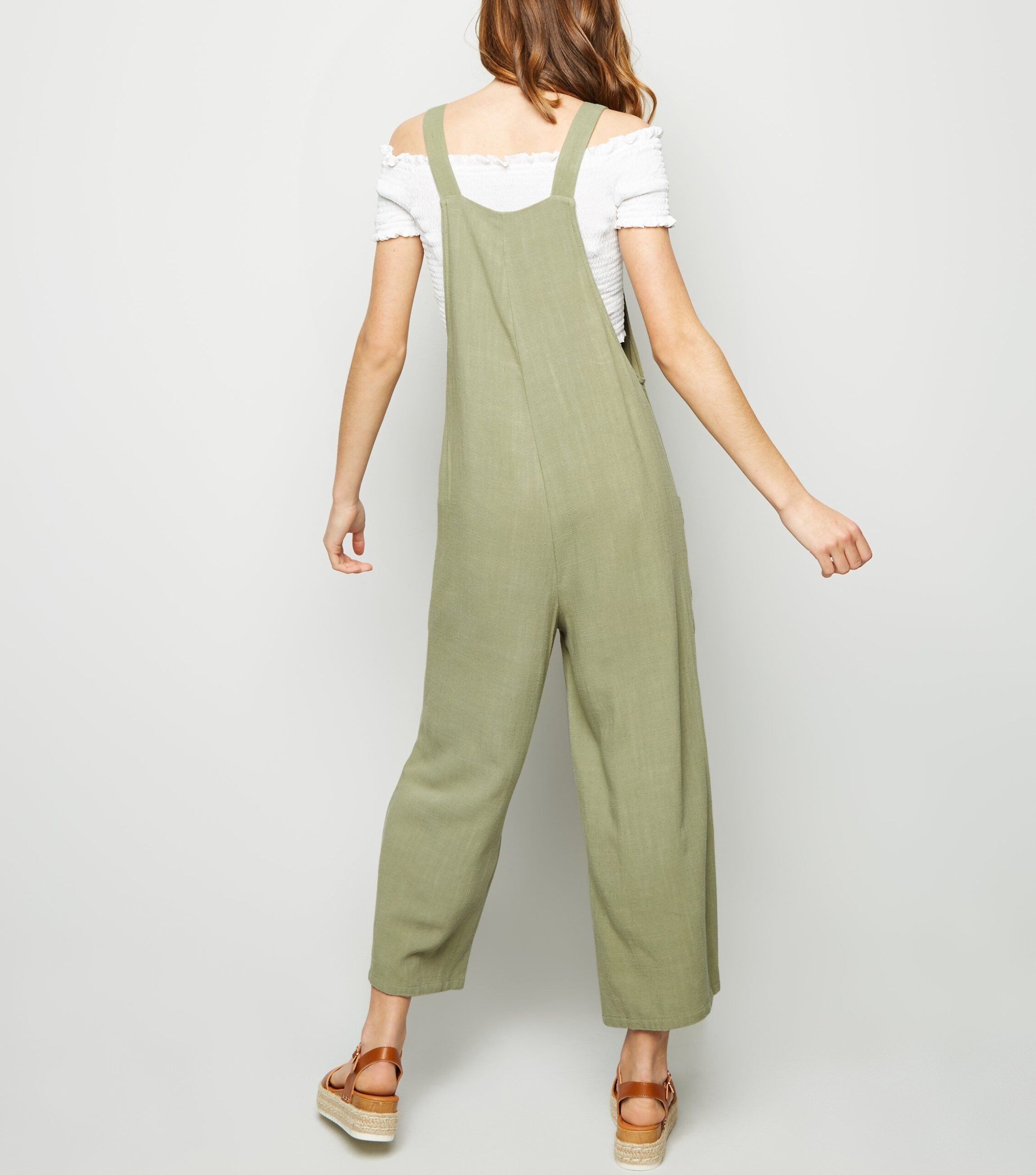 Linen Adjustable Overall Jumpsuit