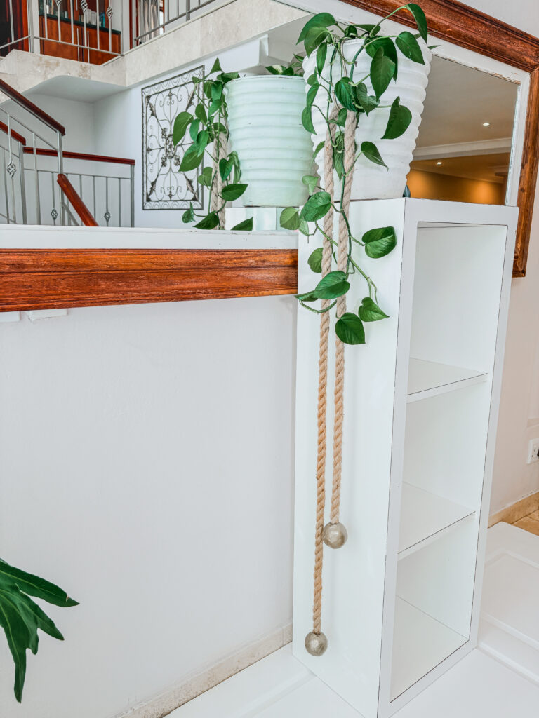 GrowRope Décor™ is a natural rope soaked in fertiliser with sculpted ends