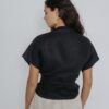 Linen Dolman Sleeve Wrap Top Made in South Africa
