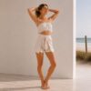 Front tie wrap short linen the skullery south africa